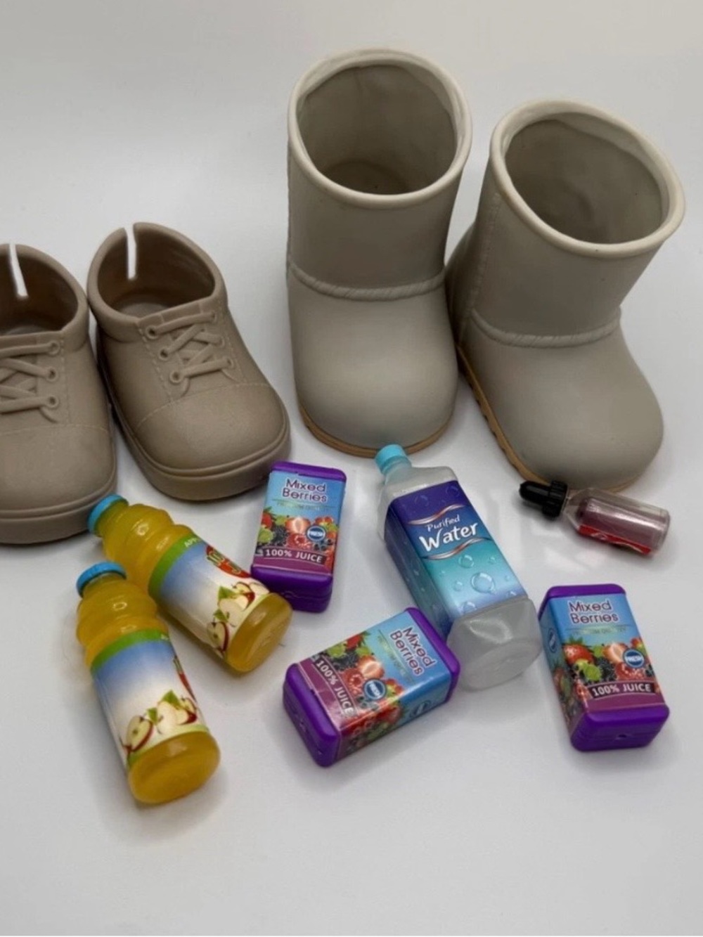 Our Generation doll OG shoes lot small juice water boots sandals